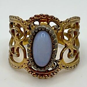Vintage Sarah Coventry opalescent ring